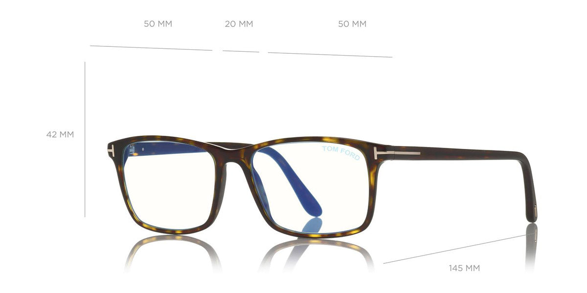 TOMFORD EYEGLASSES - FT5584-B 52 54