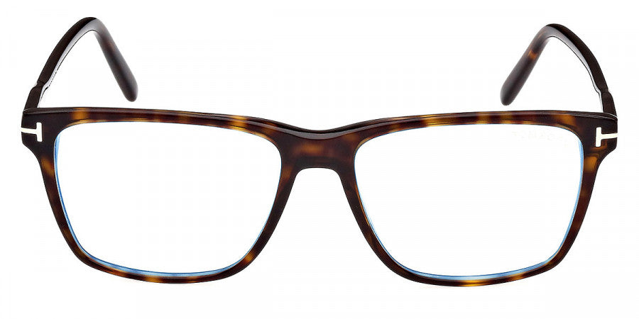 Tom Ford™ FT5817-B 052 56 - Shiny Dark Havana/T Logo