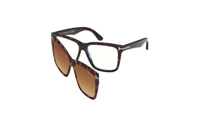 TOM FORD CLIP-ON EYEGLASSES - FT6069-B 052 54