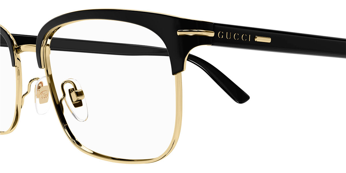 Gucci™ GG1448O 001 56 - ذهبي/أسود