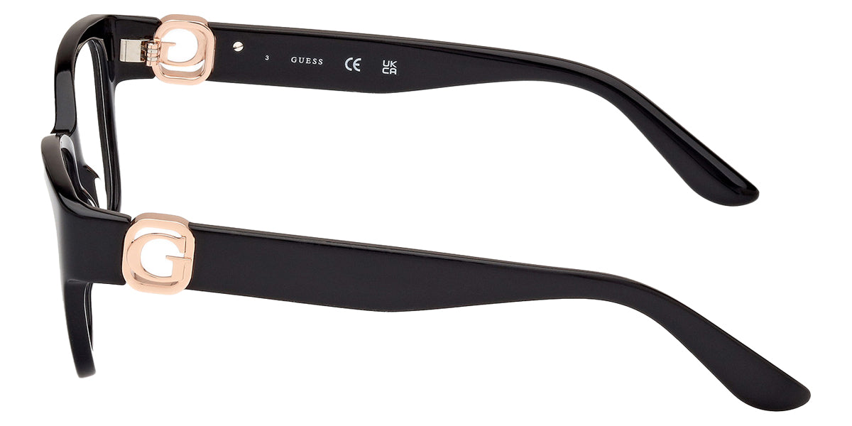 GUESS EYEGLASSES - GU50120 001 54 - Shiny Black