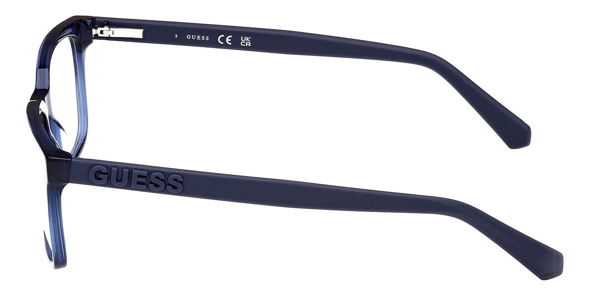 GUESS EYEGLASSES - GU50187 090 54 - Shiny Blue/Matte Blue