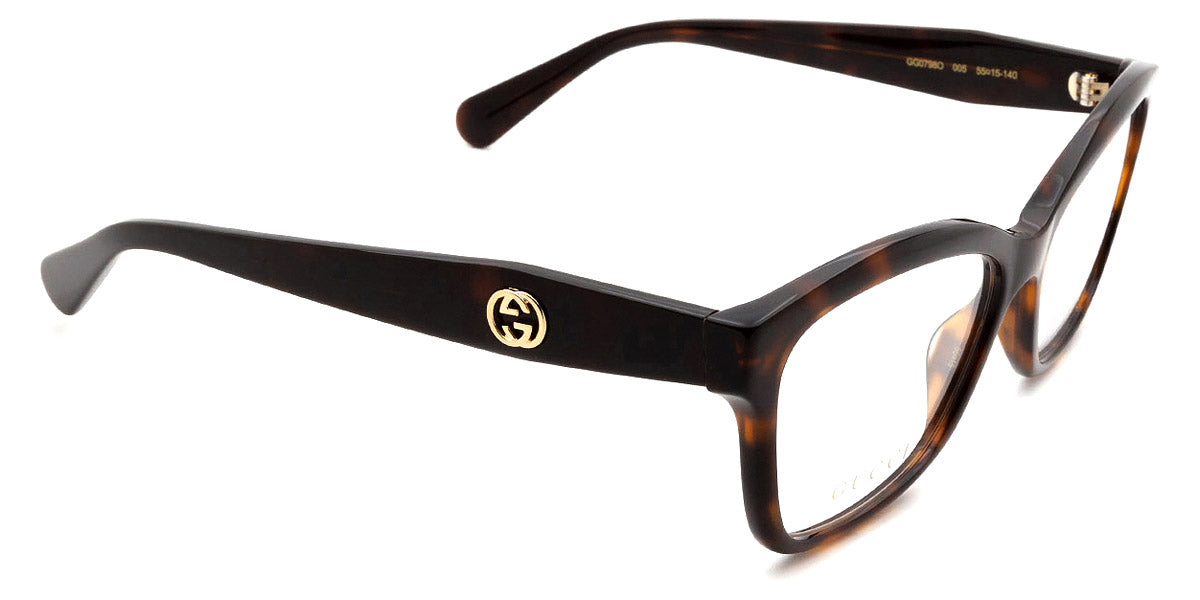 GUCCI EYEGLASSES - GG0798O 005 55 - HAVANA