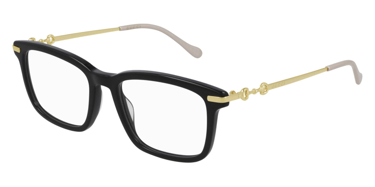 GUCCI EYEGLASSES - GG0920O 001 53 - BLACK/GOLD