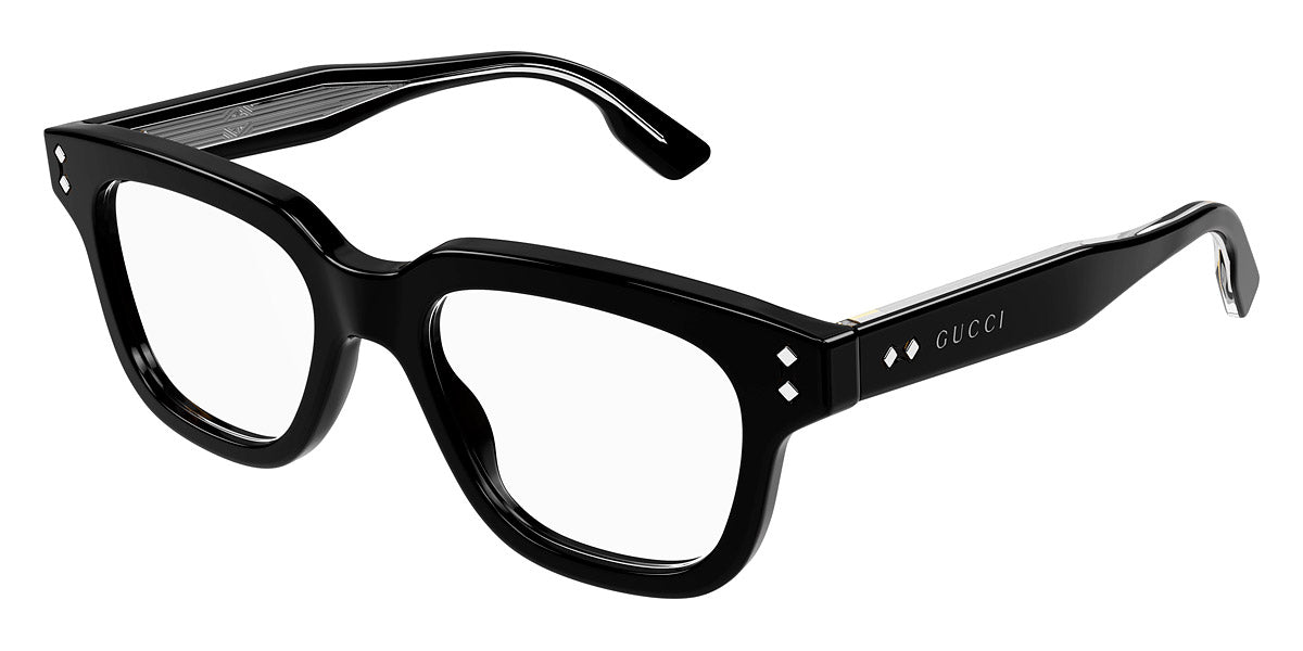 GUCCI EYEGLASSES - GG1219O 001 50 - BLACK