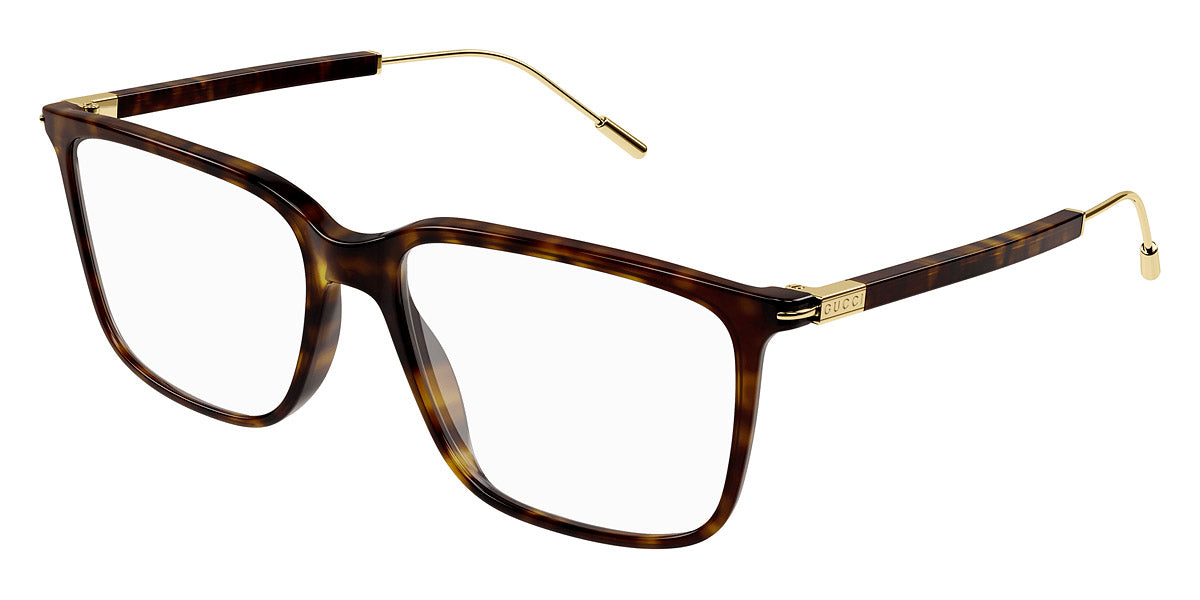 GUCCI EYEGLASSES - GG1273O 002 56 - HAVANA/GOLD