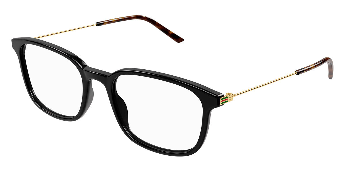 GUCCI EYEGLASSES - GG1577O 005 54 - BLACK/GOLD