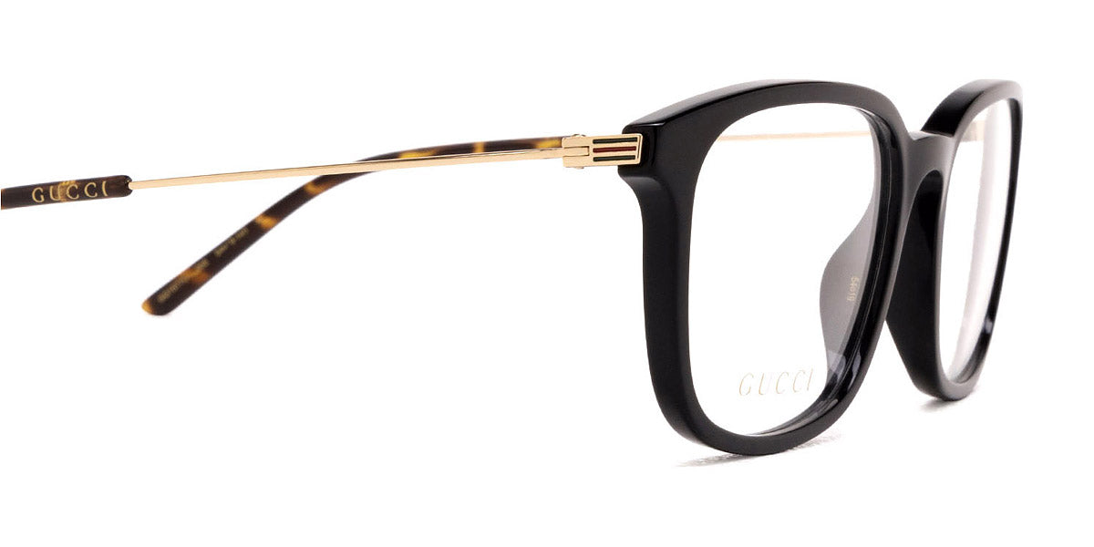 GUCCI EYEGLASSES - GG1577O 005 54 - BLACK/GOLD