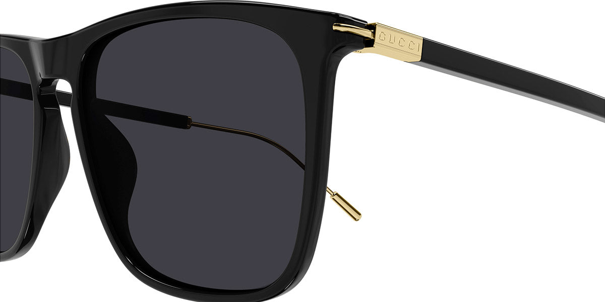 GUCCI SUNGLASSES - GG1269S 001 58 - BLACK/GOLD