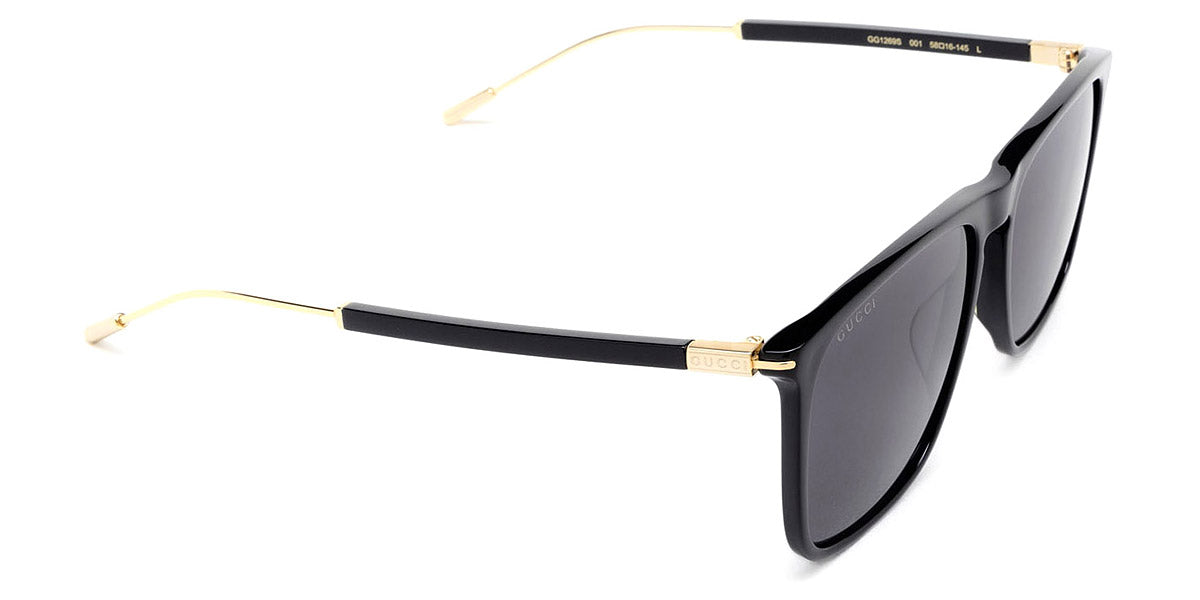 GUCCI SUNGLASSES - GG1269S 001 58 - BLACK/GOLD