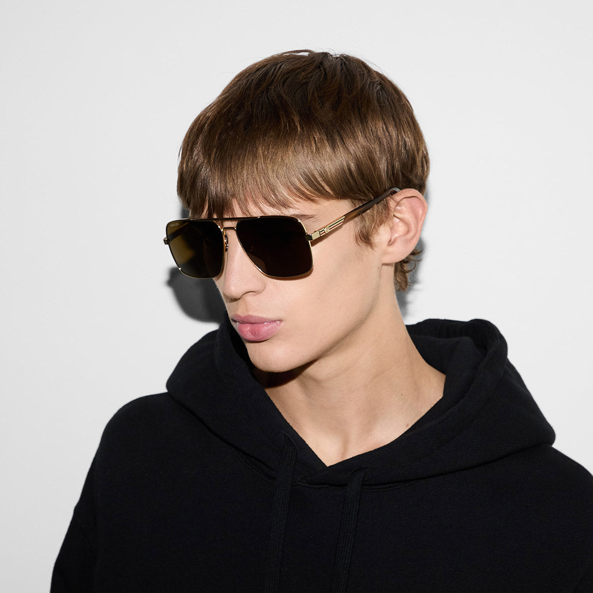 GUCCI SUNGLASSES - GG1289S 002 62 - GOLD/HAVANA