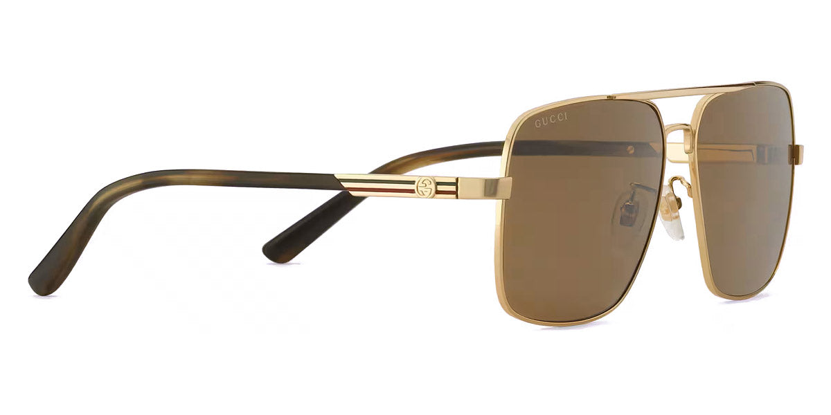 GUCCI SUNGLASSES - GG1289S 002 62 - GOLD/HAVANA