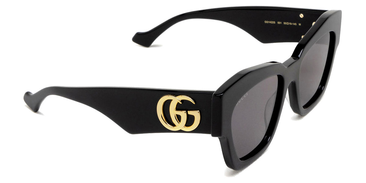 GUCCI SUNGLASSES - GG1422S 001 55 - BLACK
