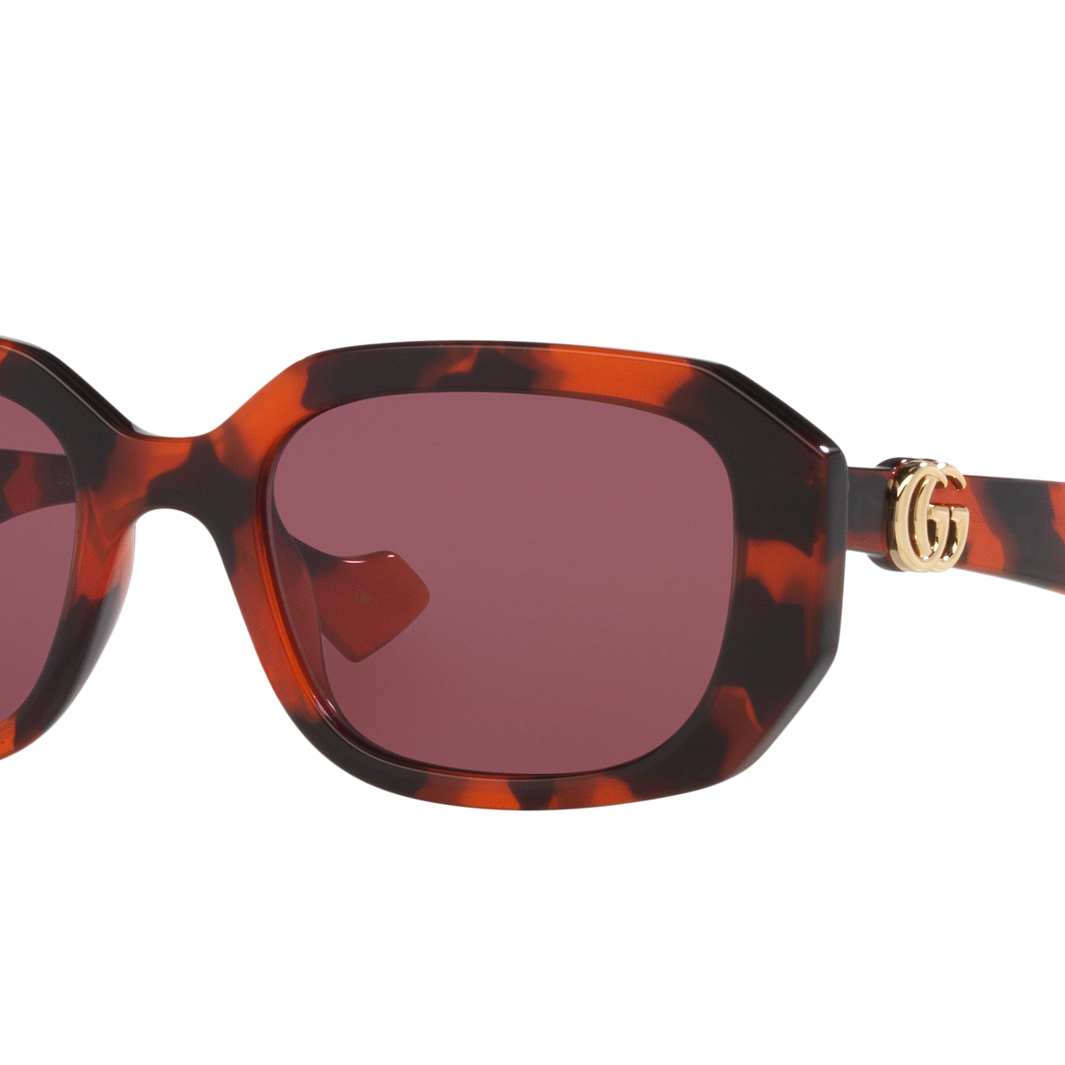 Gucci GG1535S Sunglasses Orange Tortoise Violet Lens 005 NWT Authentic Gucci GG1535S Orange Havana/Brown (005) Sunglasses for sale  main image 3
