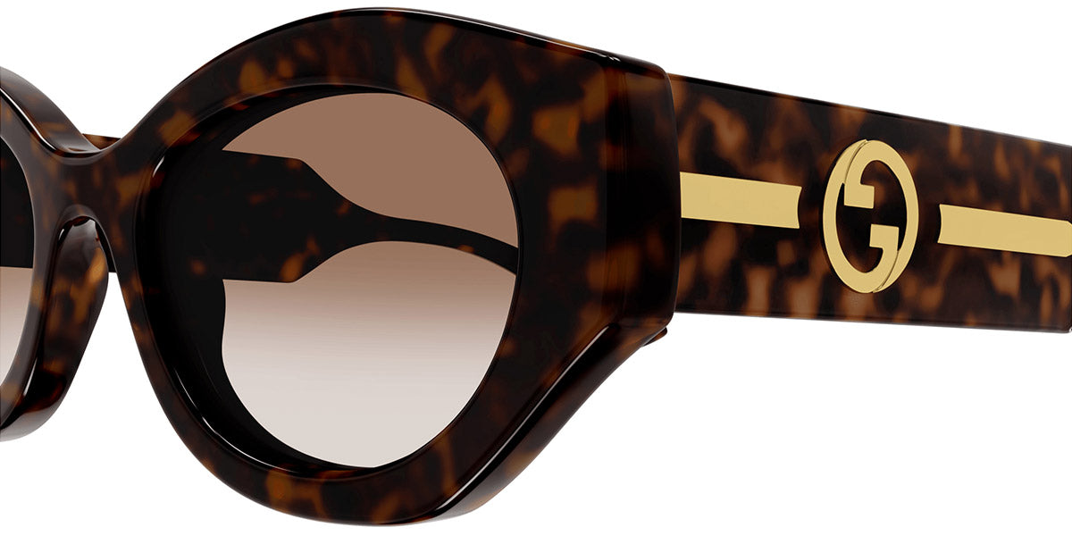 GUCCI SUNGLASSES - GG1553S 002 52 - HAVANA/CRYSTAL