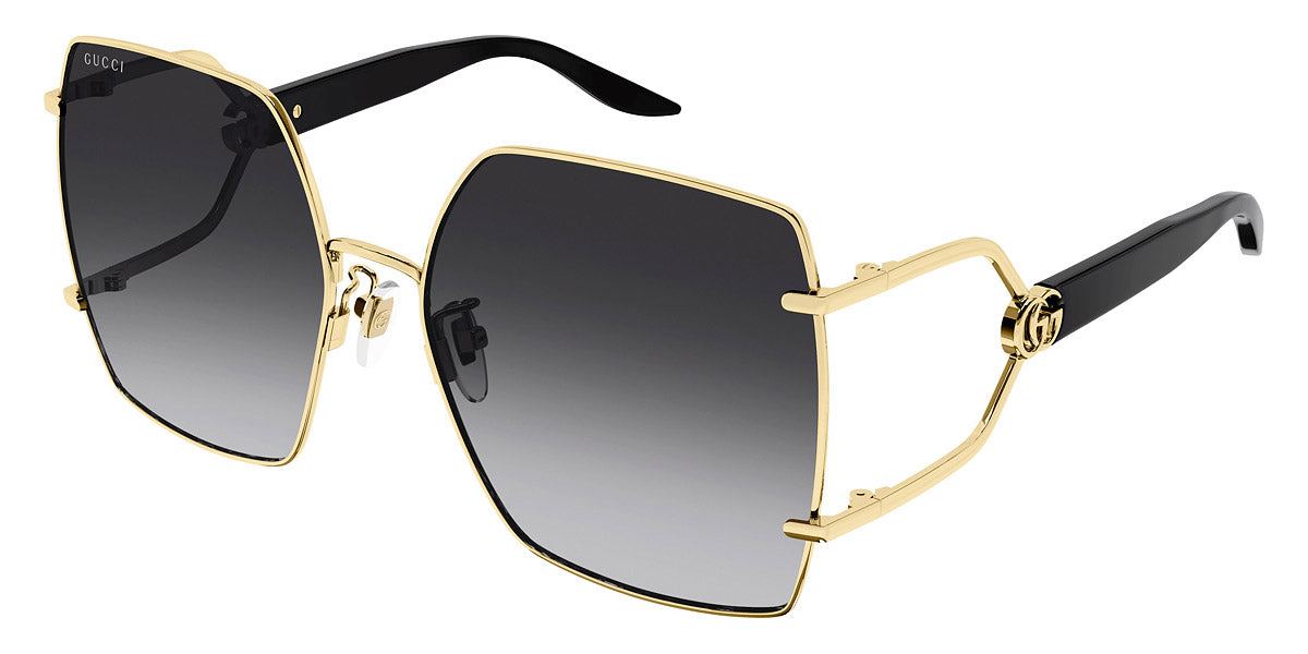 GUCCI SUNGLASSES - GG1564SA 001 61 - GOLD/BLACK