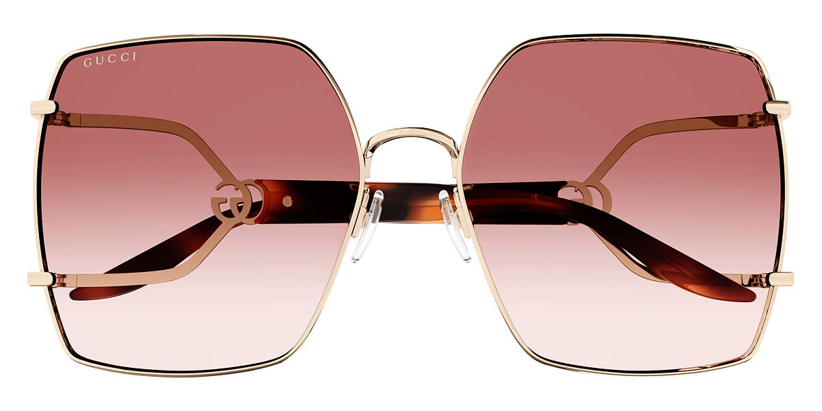 GUCCI SUNGLASSES - GG1564SA 004 61 - GOLD/HAVANA