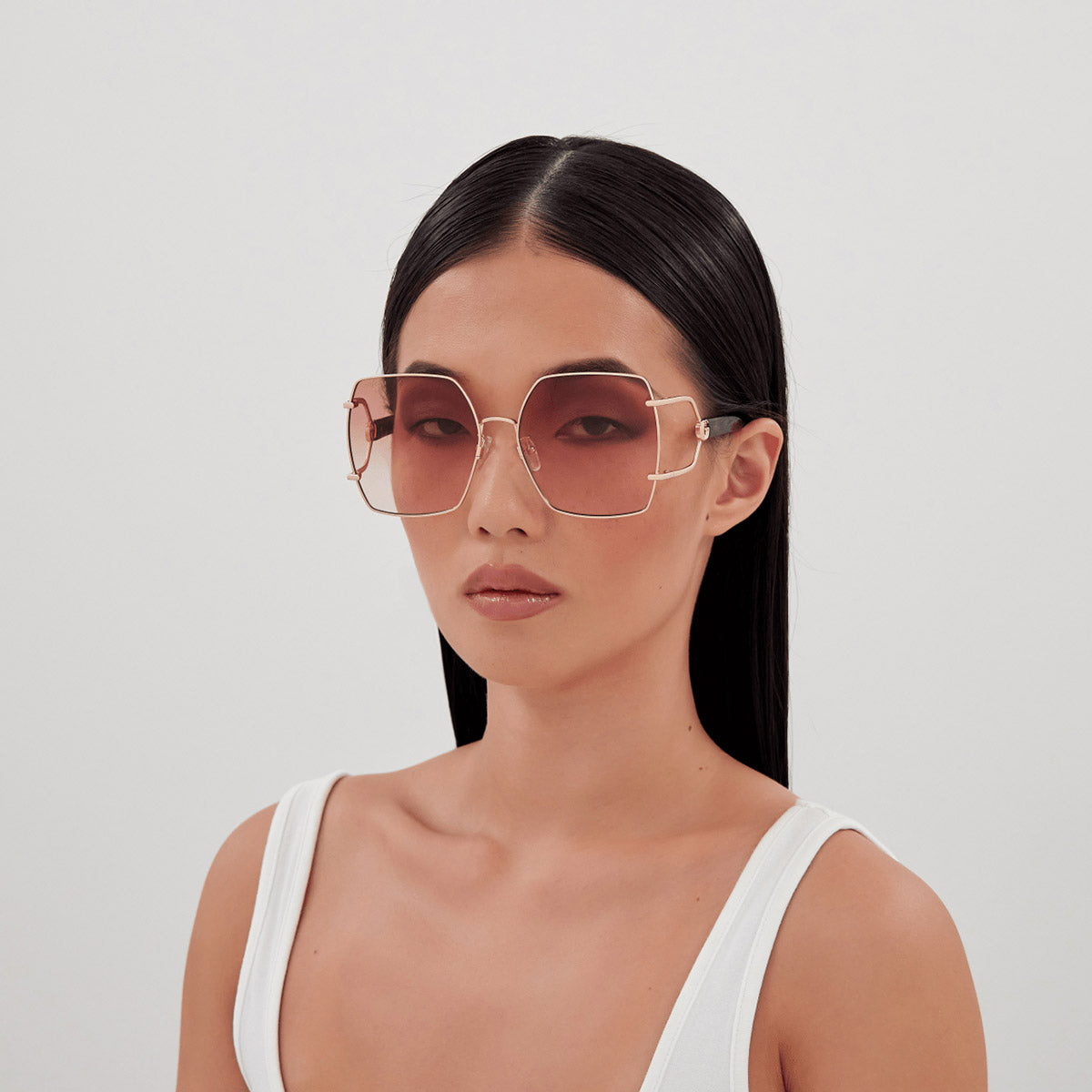 GUCCI SUNGLASSES - GG1564SA 004 61 - GOLD/HAVANA