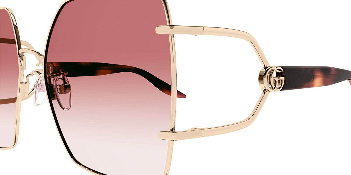 GUCCI SUNGLASSES - GG1564SA 004 61 - GOLD/HAVANA