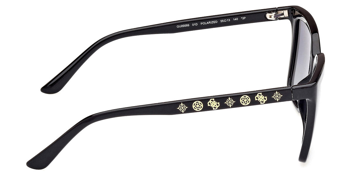 GUESS SUNGLASSES - GU00099 01D 55 - Shiny Black