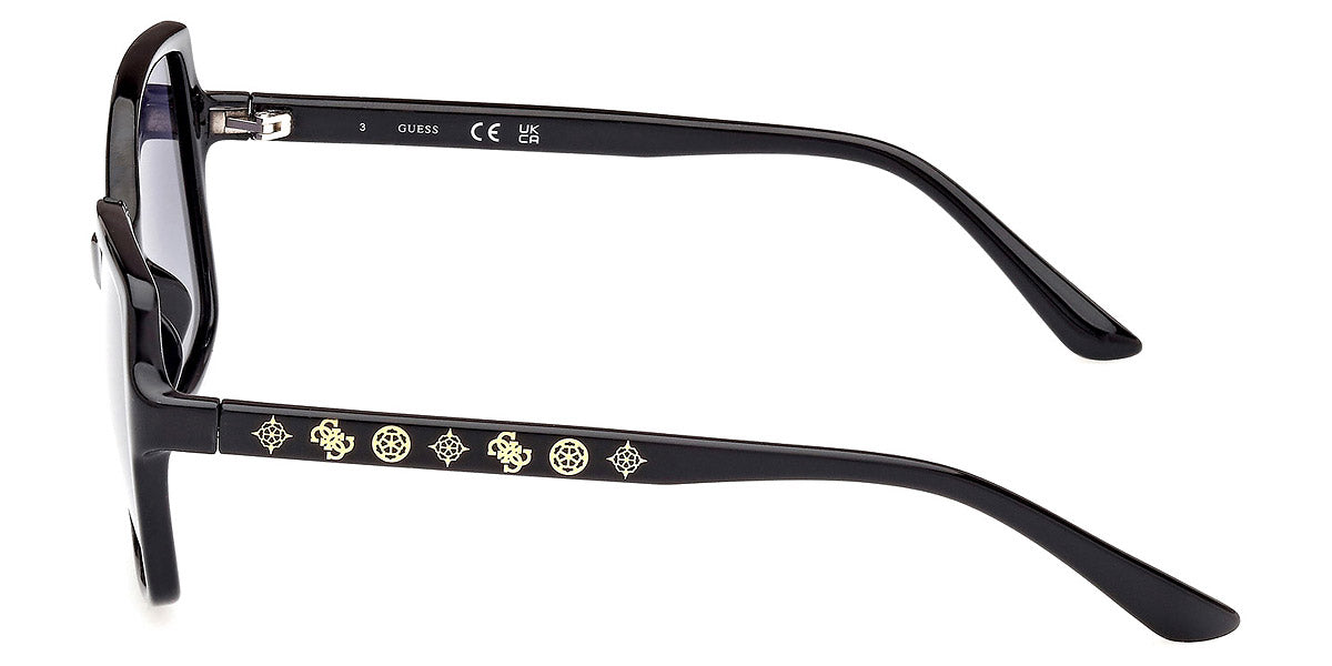 GUESS SUNGLASSES - GU00100 01D 55 - Shiny Black