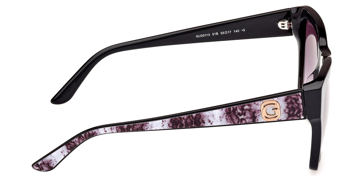 GUESS SUNGLASSES - GU00113 01B 55 - Shiny Black
