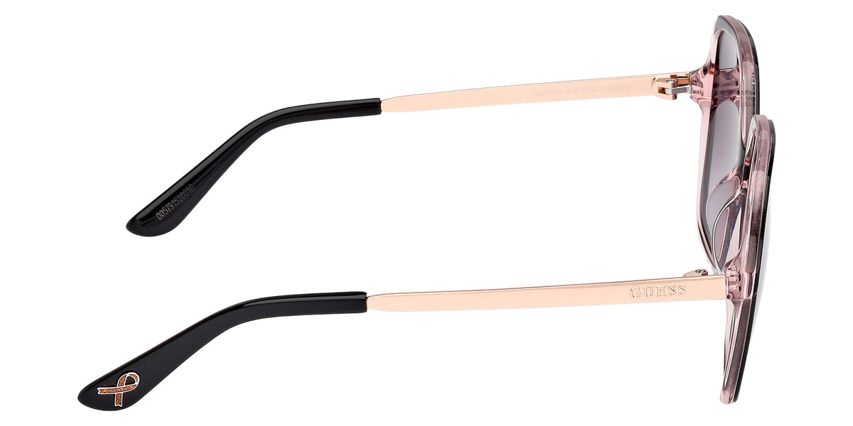 GUESS SUNGLASSES - GU00270 01B 57 - Shiny Black/Shiny Rose Gold