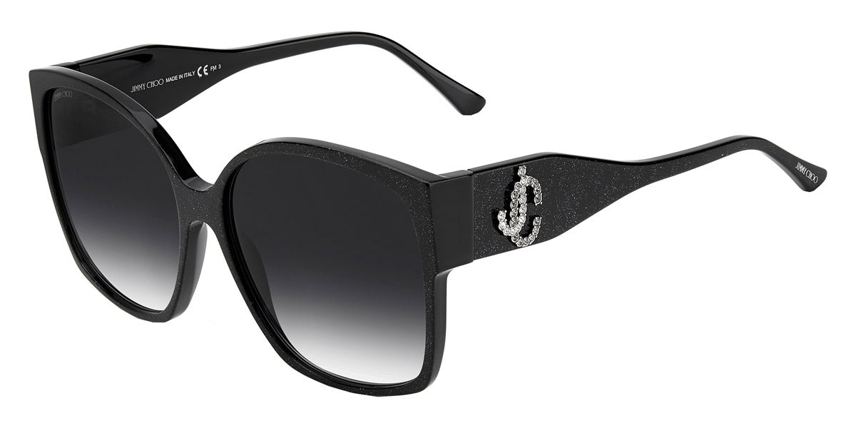 JIMMY CHOO SUNGLASSES - NOEMI/S 0DXF9O 61 - Glitter Black