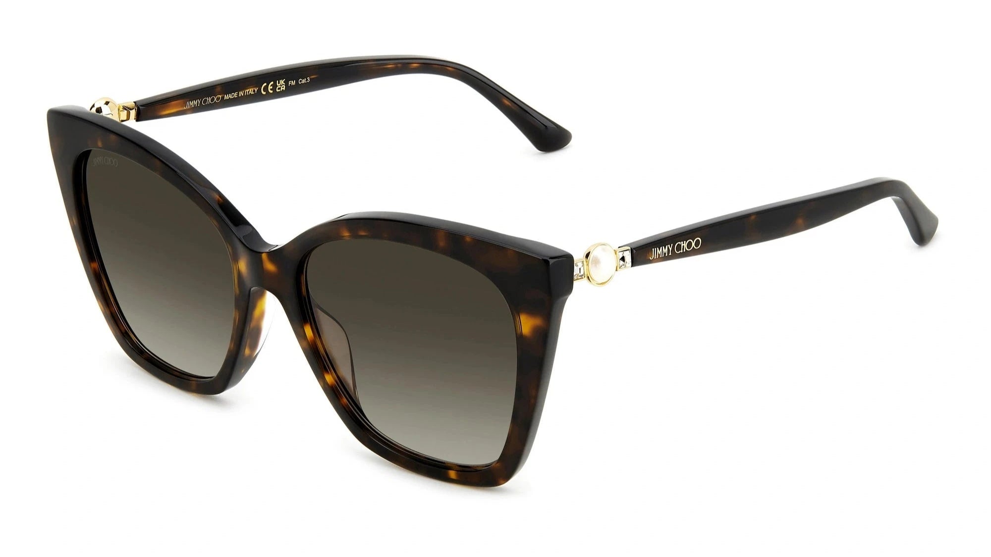 JIMMY CHOO SUNGLASSES - RUA/G/S 0086HA 56 - Havana