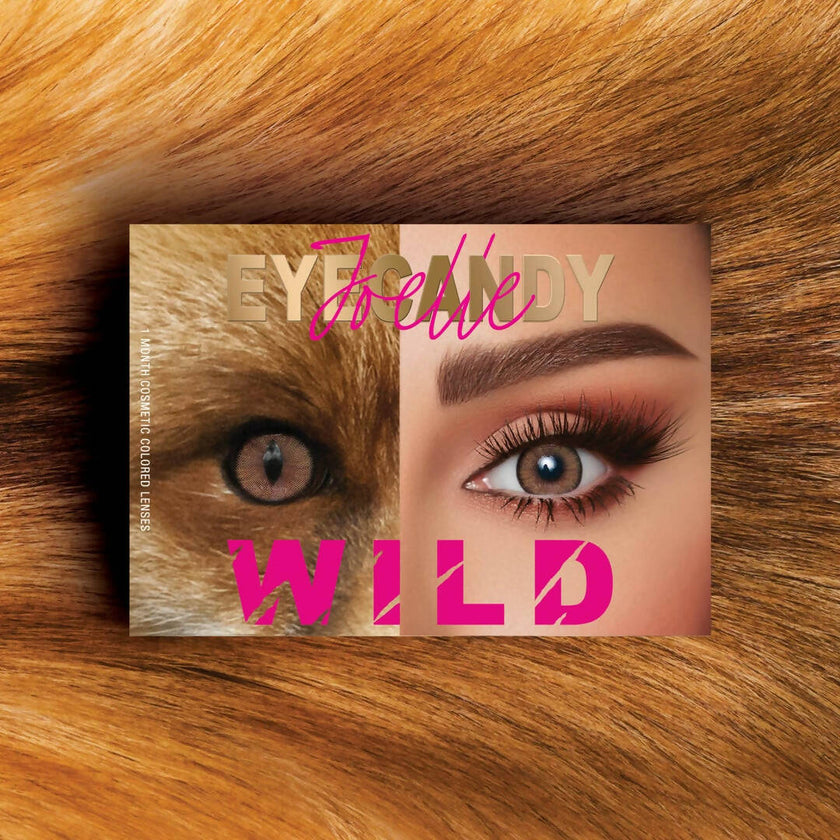 EYECANDY WILD CONTACT LENS - FOX PLANO - Pack Of 2 - Monthly