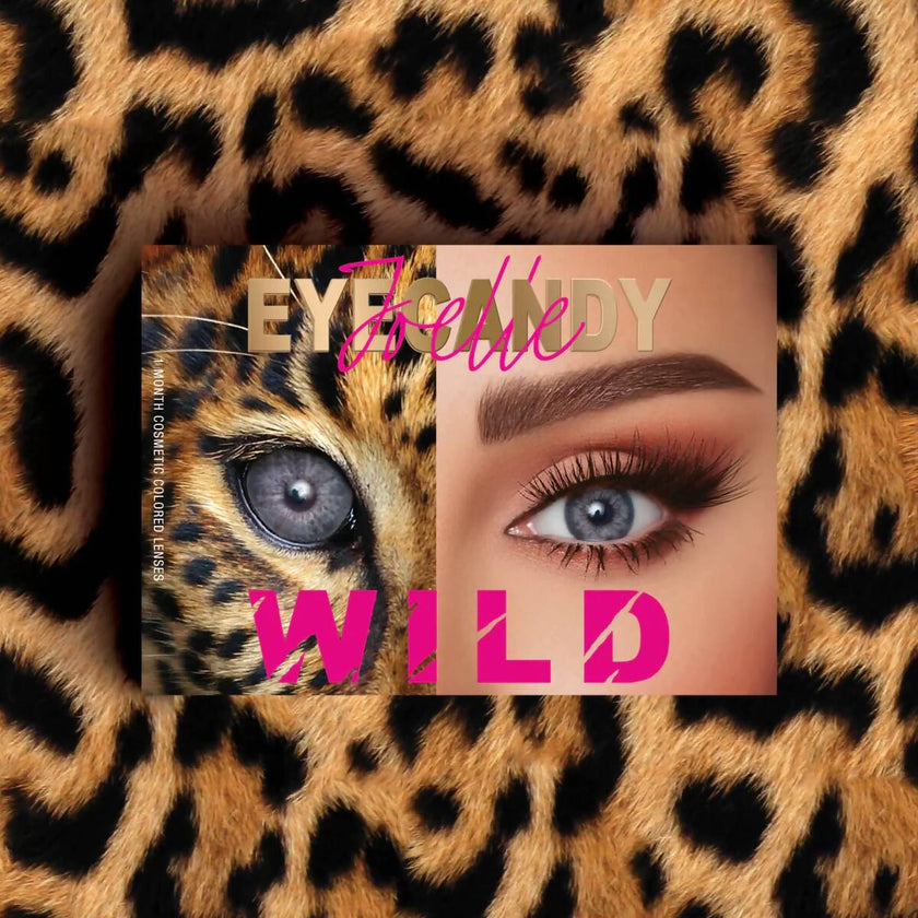 EYECANDY WILD CONTACT LENS - LEOPARD PLANO - Pack Of 2 - Monthly