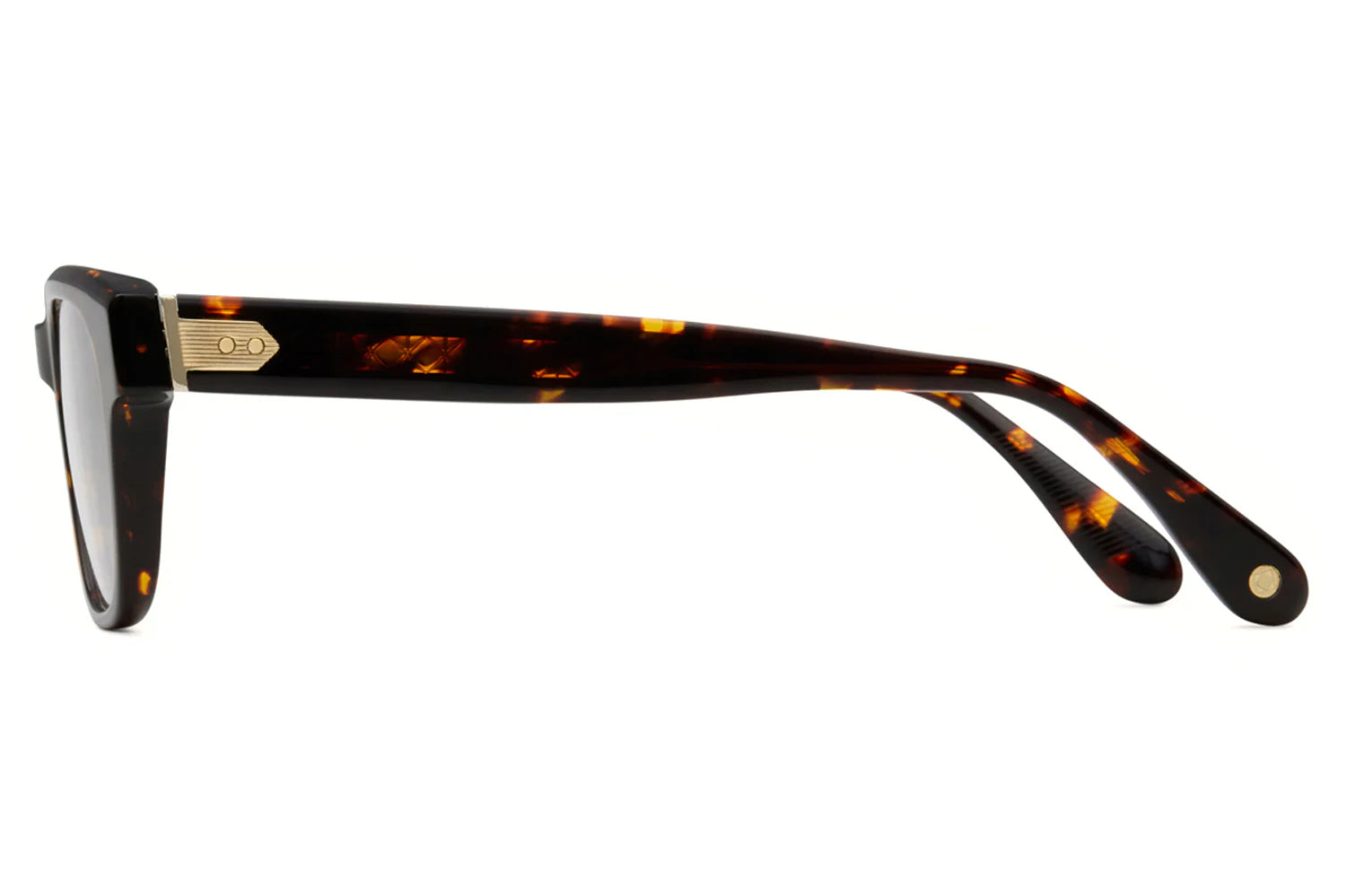 LUNETTERIE GENERALE EYEGLASSES - AESTHETE  DARK HAVANA/14K GOLD 54