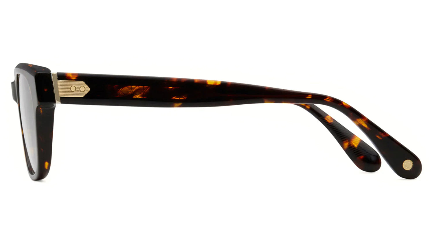 LUNETTERIE GENERALE EYEGLASSES - AESTHETE  DARK HAVANA/18K GOLD 54