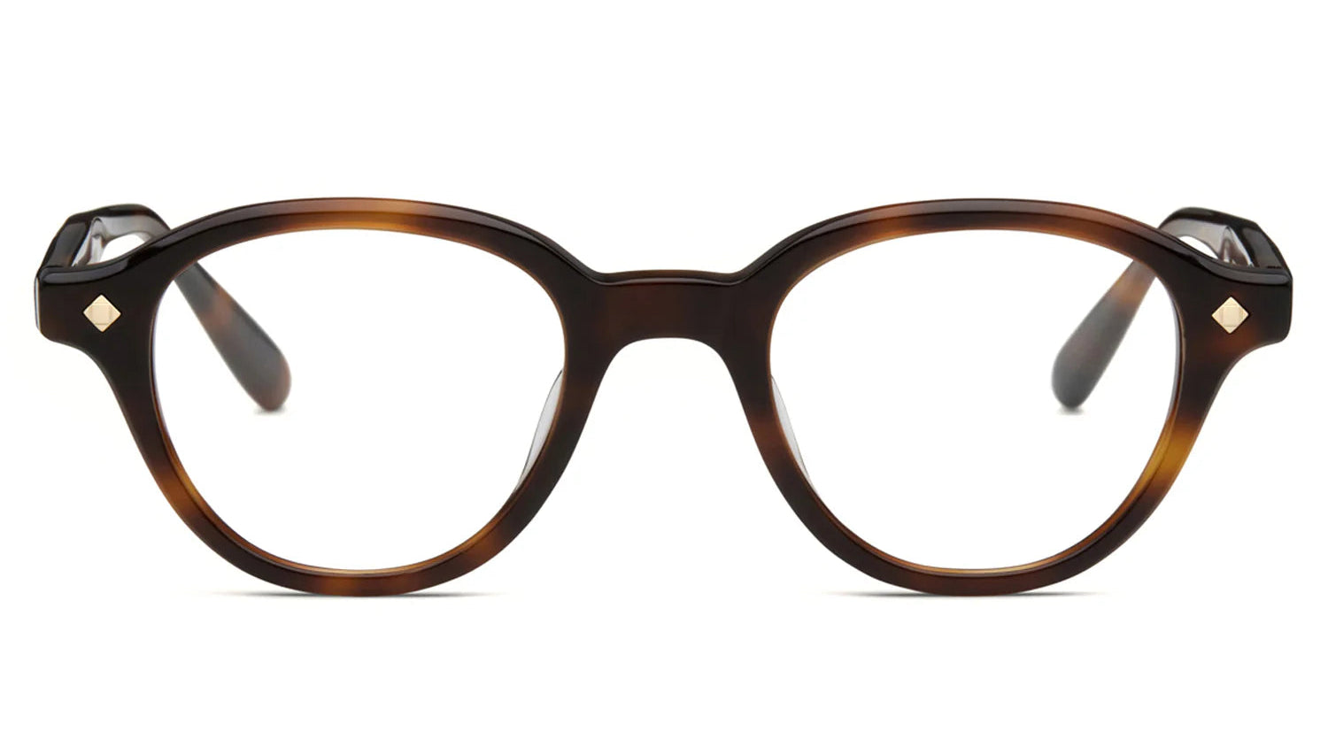LUNETTERIE GENERALE EYEGLASSES - BON VIVANT MEDIUM TORTOISE 14K GOLD 48