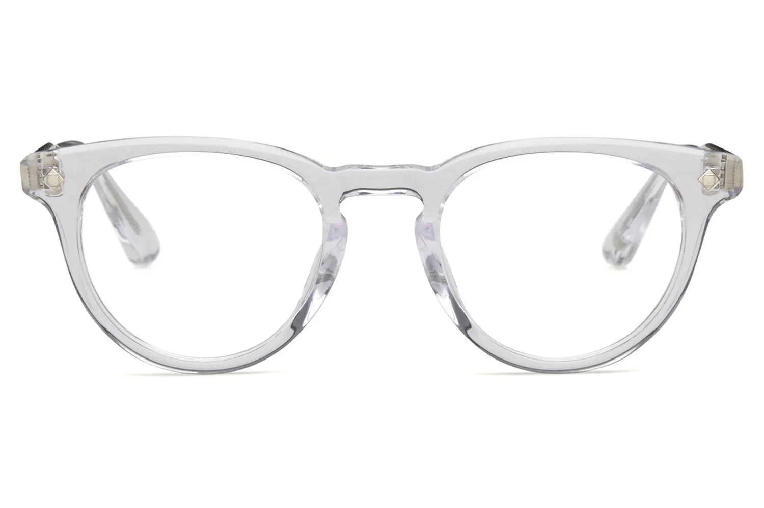 LUNETTERIE GENERALE EYEGLASSES - CASABLANCA CRYSTAL CLEAR/PALLADIUM 49