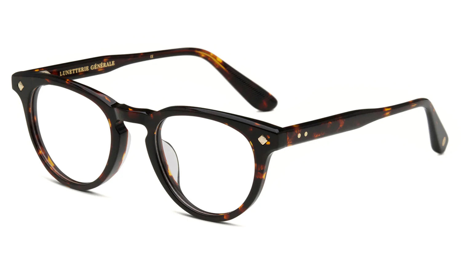LUNETTERIE GENERALE EYEGLASSES - CASABLANCA DARK CASABLANCA DARK HAVANA/18K GOLD