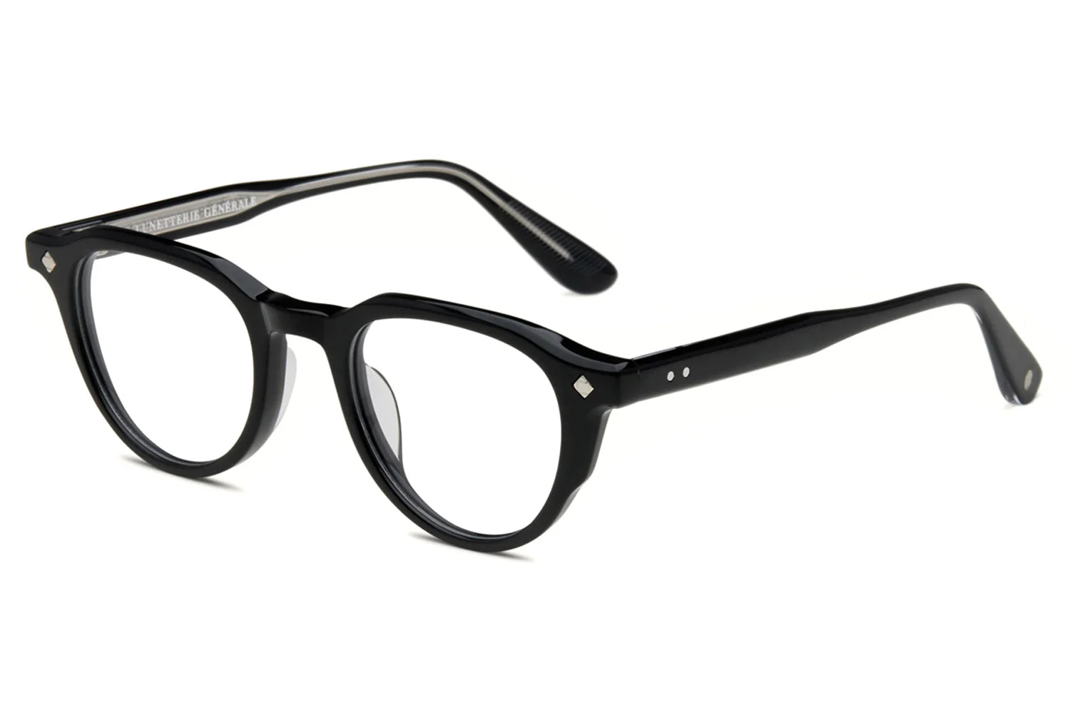 LUNETTERIE GENERALE EYEGLASSES - ENFANT TERRIBLE - BLACK/PALLADIUM 48