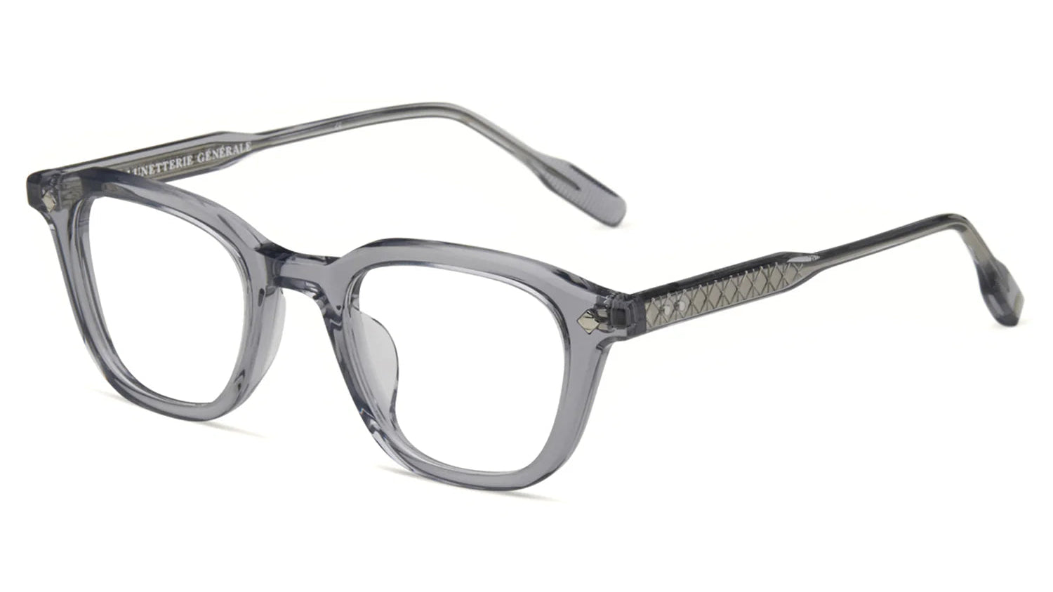 LUNETTERIE GENERALE EYEGLASSES - ENIGMA - GREY CRYSTAL 47