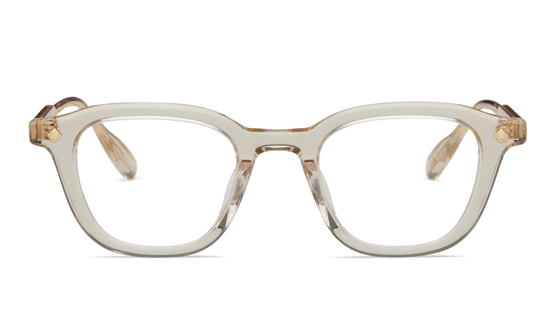 LUNETTERIE GENERALE EYEGLASSES - ENIGMA SMOKED CRYSTAL/18K GOLD 47