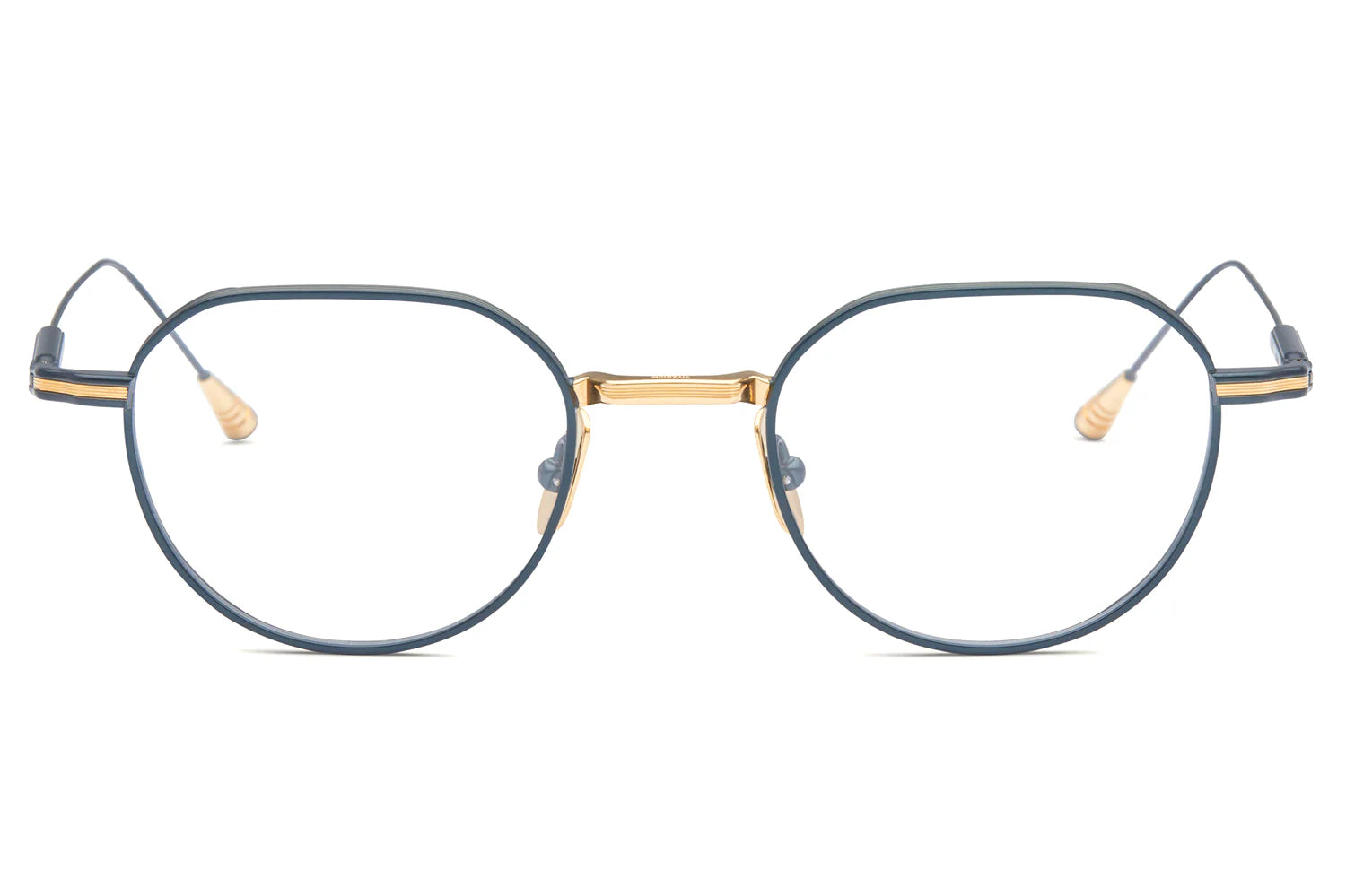 LUNETTERIE GENERALE EYEGLASSES - MIRAGE  GOLD & BLUE 49
