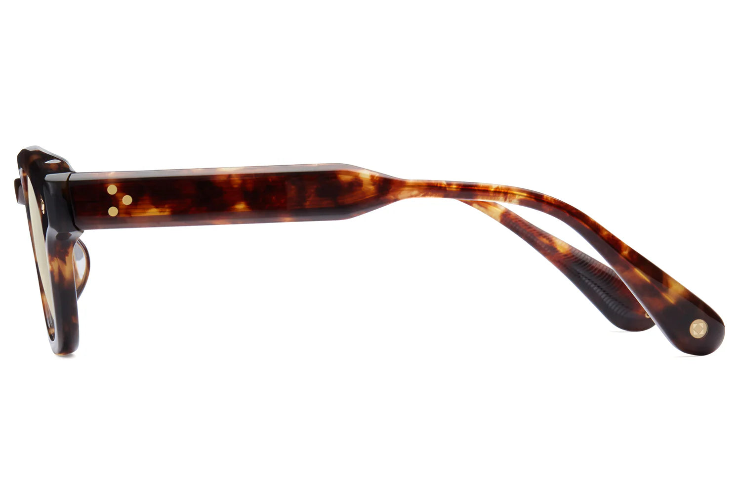 LUNETTERIE GENERALE SUNGLASSES - APERO AU SOLEIL TORTOISE/24K GOLD SOLID YELLOW 48
