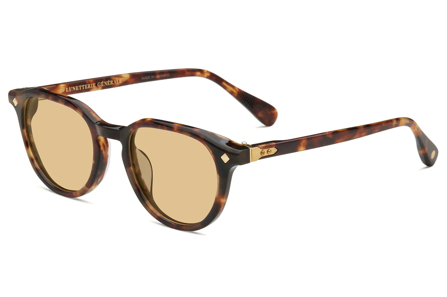 LUNETTERIE GENERALE SUNGLASSES - DESERT RAIN MEDIUM TORTOISE 50