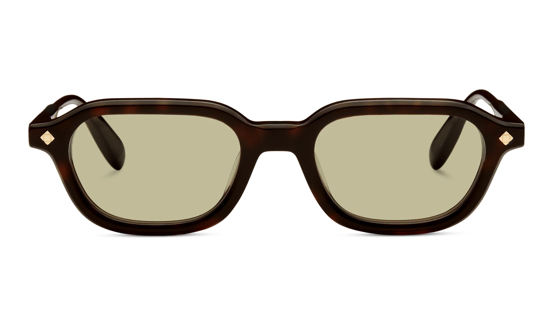 LUNETTERIE GENERALE SUNGLASSES - DOLCE FAR NIENTE DARK TORTOISE/18K GOLD