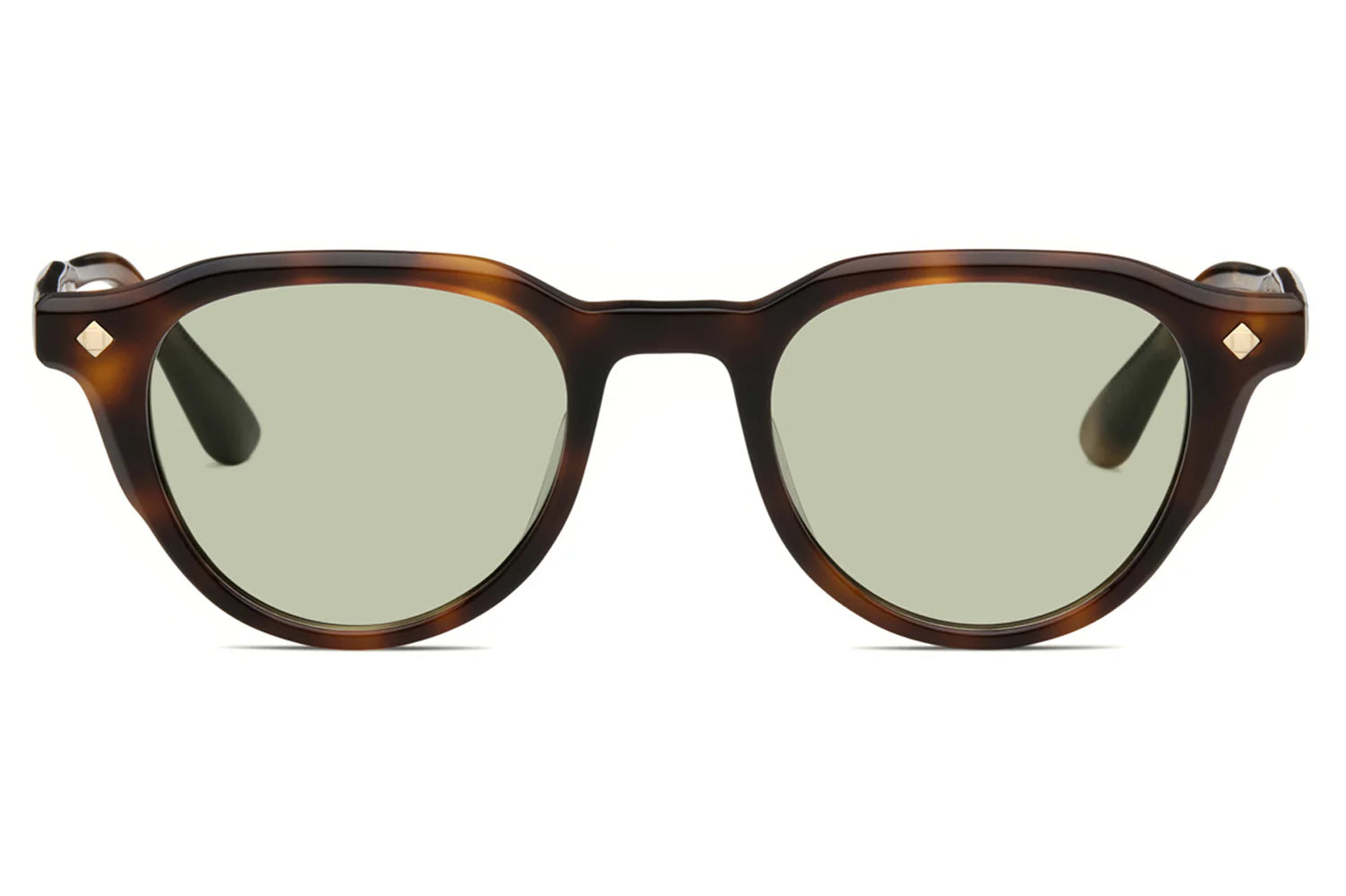 LUNETTERIE GENERALE SUNGLASSES - ENFANT TERRIBLE 2022 M TORTOISE/14K GOLD SOLID GREEN G1 48