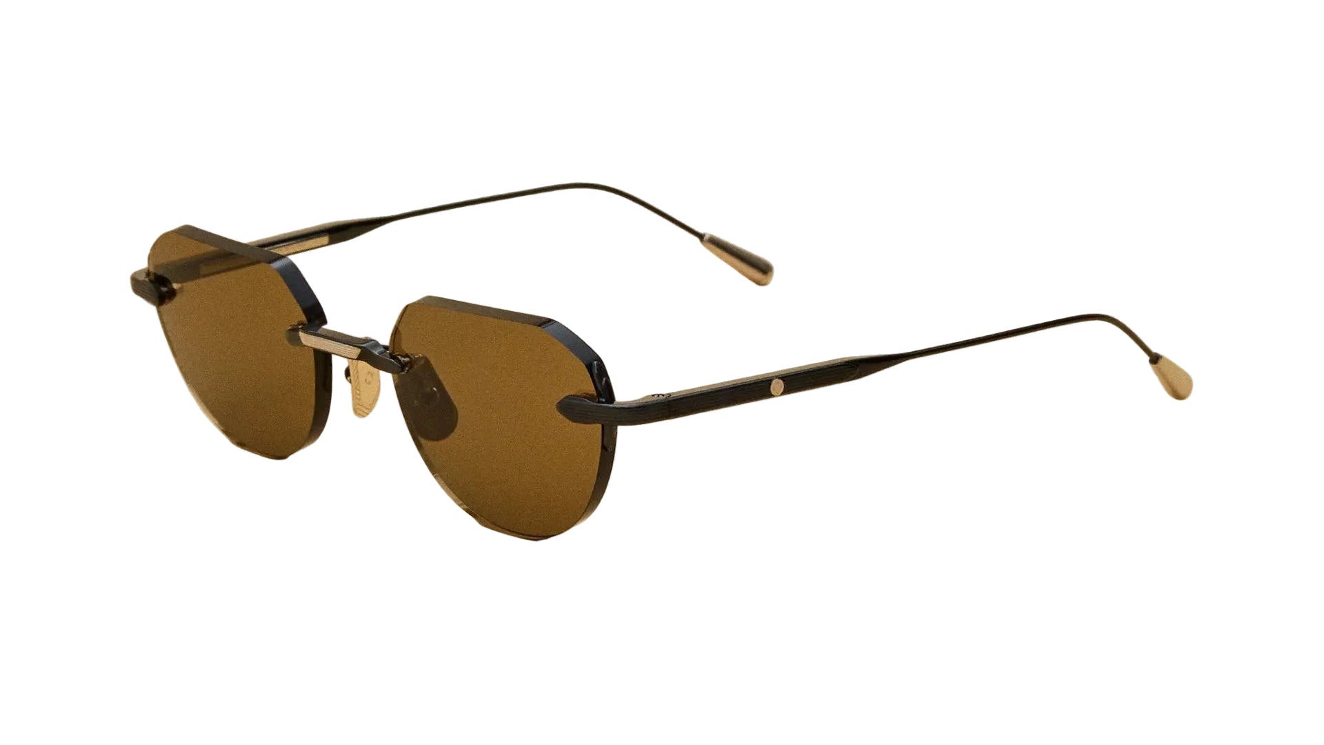 LUNETTERIE GENERALE SUNGLASSES - GRAND PRIX BLACK/16K GOLD