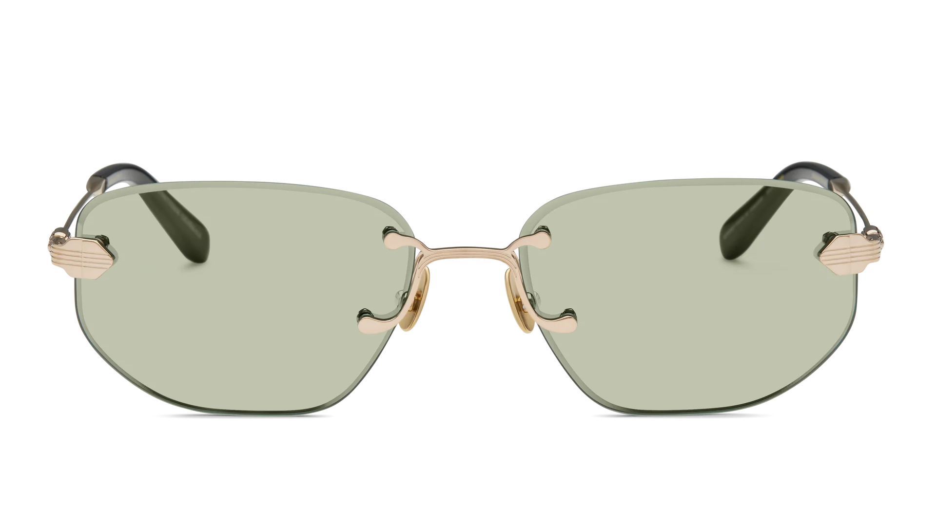 LUNETTERIE GENERALE SUNGLASSES - RENDEZ-VOUS AU PARADIS BLACK/18K GOLD 56