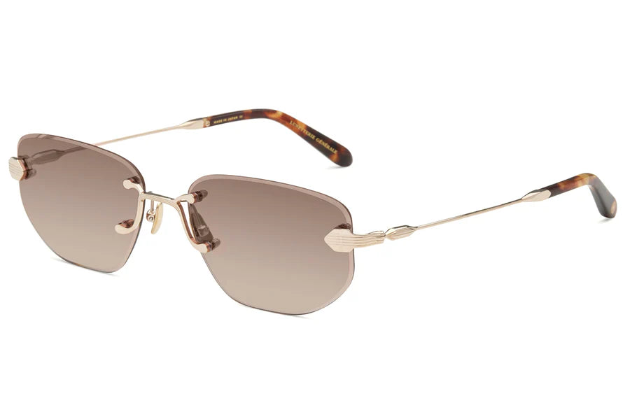 LUNETTERIE GENERALE SUNGLASSES - RENDEZ-VOUS AU PARADIS MEDIUM TORTOISE/MATTE CHAMPAGNE 56