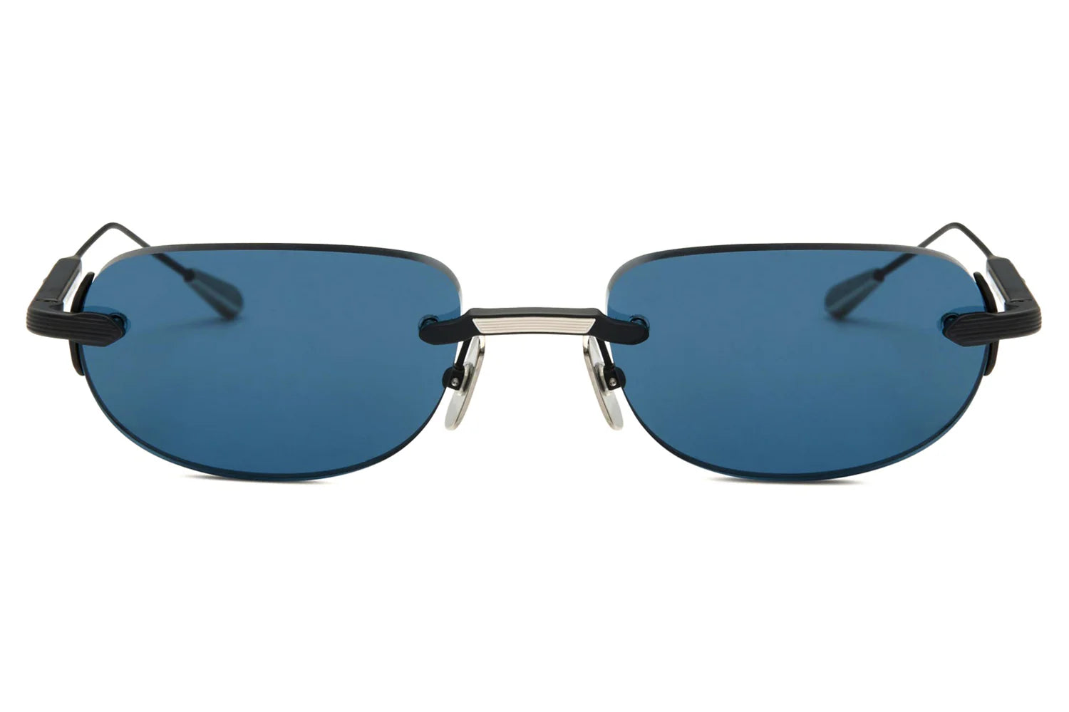 LUNETTERIE GENERALE SUNGLASSES - ST-TROPEZ  BLACK/PALLADIUM 55