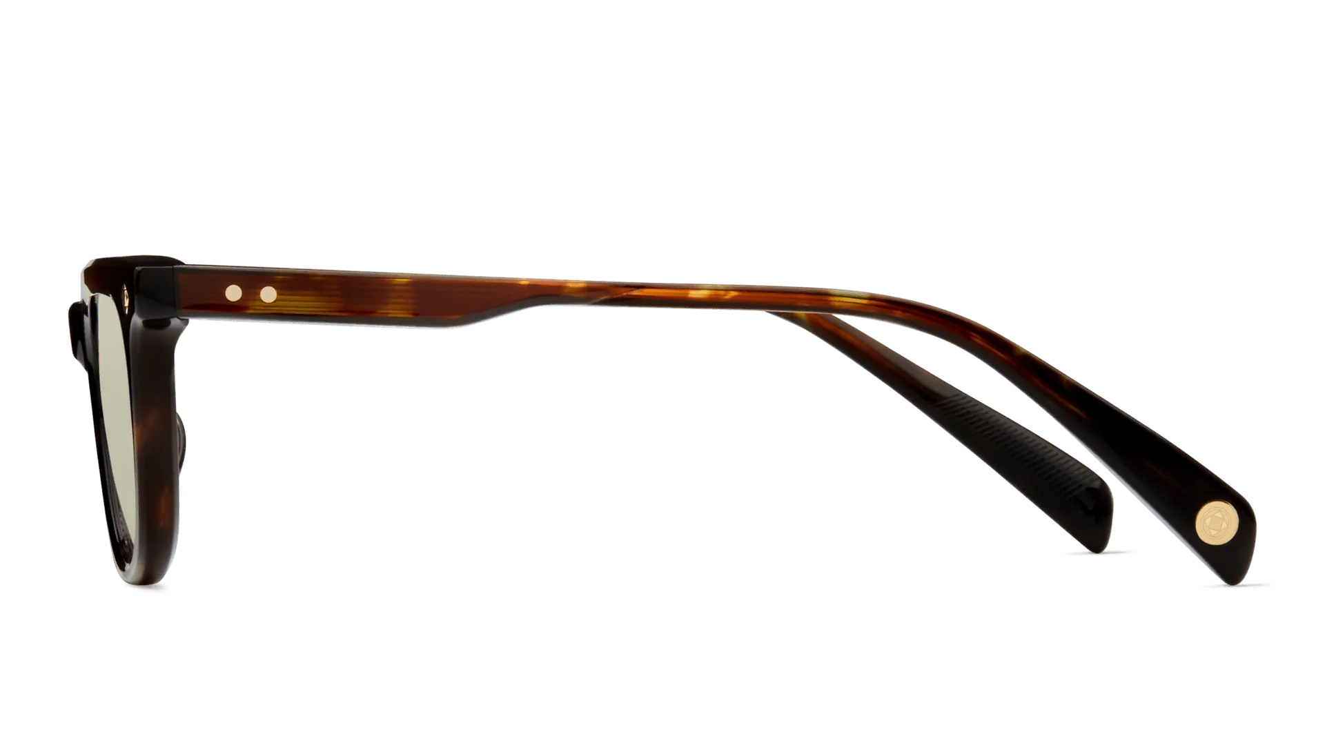 LUNETTERIE GENERALE SUNGLASSES - TOKYO NIGHT DARK TORTOISE/18K GOL