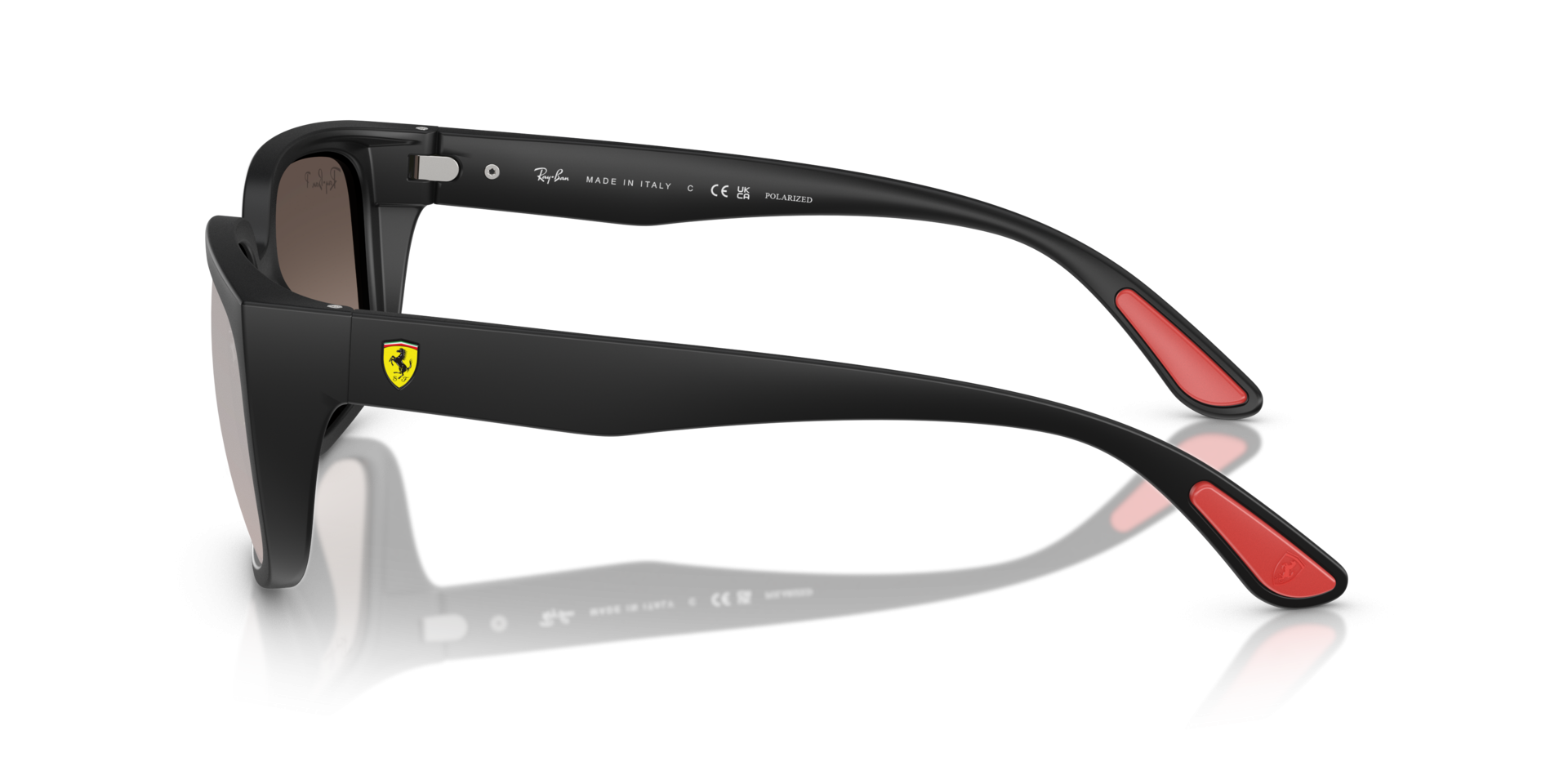 RAY-BAN SUNGLASSES SCUDERIA FERRARI - RB4443M 602/5J 57 Black/Matte Black